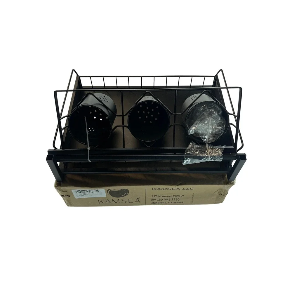 KAMSEA Hair Tool Organizer Wall Mount‎ Holder Bathroom Vanity Styling Station